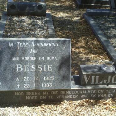 VILJOEN Hans 1925-1983 &amp; Bessie 1925-1983