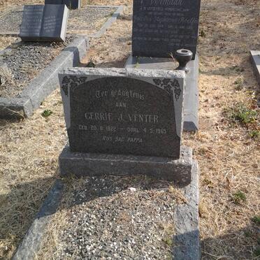 VENTER Gerrie J. 1922-1965