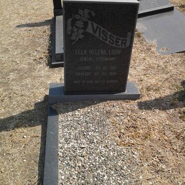 VISSER Ella Helena Louw nee STEENKAMP 1901-1980