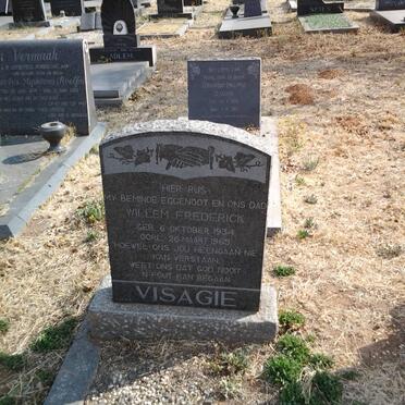 VISAGIE Willem Frederick 1934-1965