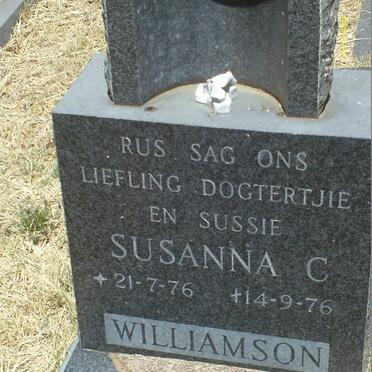 WILLIAMSON Susanna C. 1976-1976