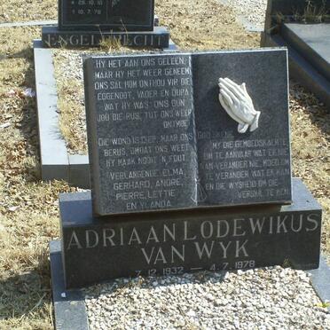 WYK Adriaan Lodewikus, van 1932-1978