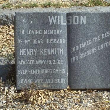 WILSON Henry Kennith -1962