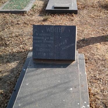 WURTH Magdalena Kathrina 1911-1965