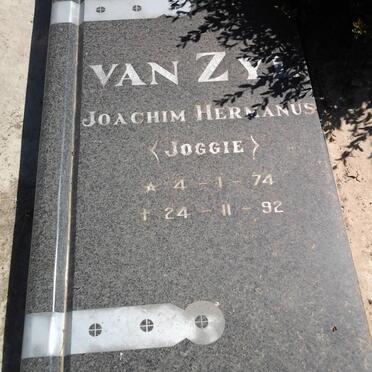 ZYL Joachim Hermanus, van 1974-1992