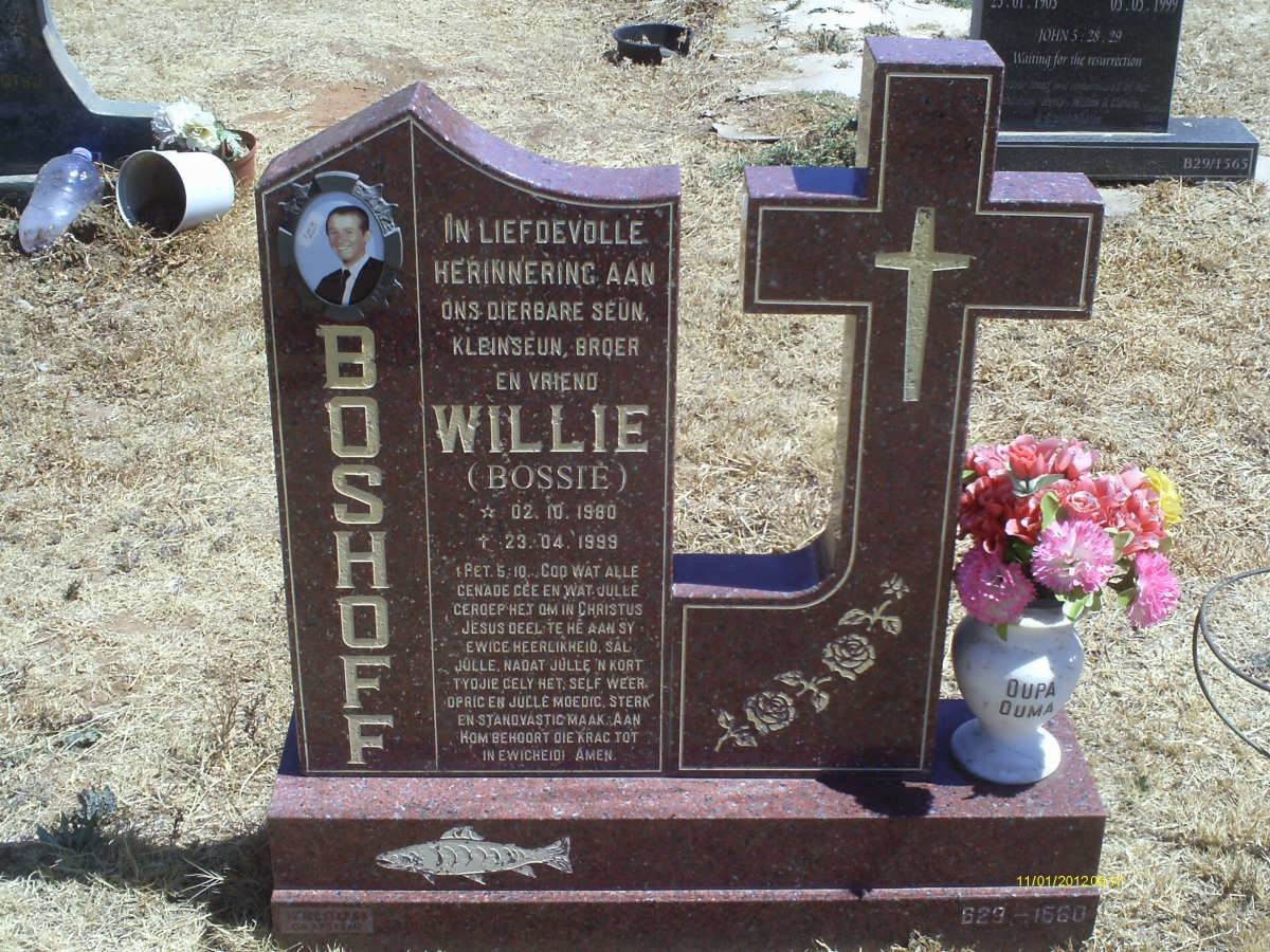 BOSHOFF Willie 1980-1999