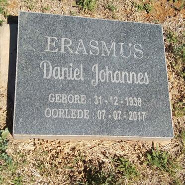 ERASMUS Daniel Johannes 1938-2017