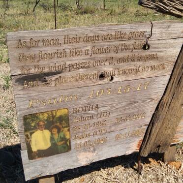 BOTHA J.D. 1952-2022 & C.P. 1946-2022