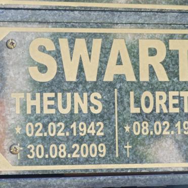 SWART Theuns 1942-2009 &amp; Lorette 1942-