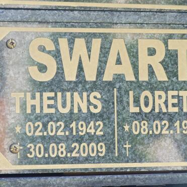 SWART Theuns 1942-2009 &amp; Lorette 1942-