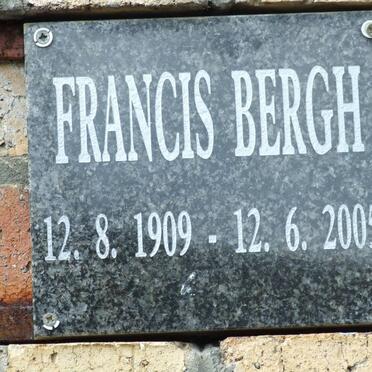 BERGH Francis 1909-2005