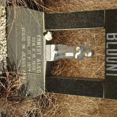 BLOUNT Ernst Alec 1971-1974