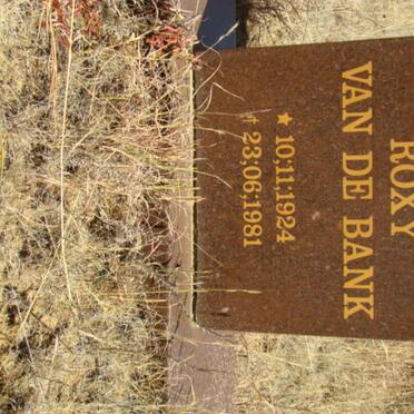 BANK Roxy, van de 1924-1981