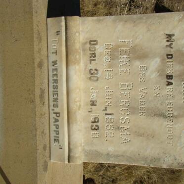 BERGSMA Feike 1892-1930