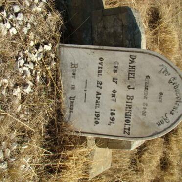 BIRKHOLTZ Daniel J. 1891-1910