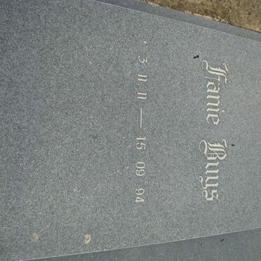 BUYS Fanie 1911-1994