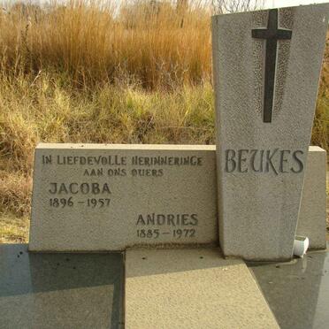 BEUKES Andries 1885-1972 &amp; Jacoba 1896-1957