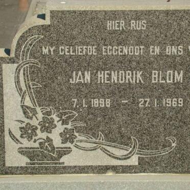 BLOM Jan Hendrik 1898-1969