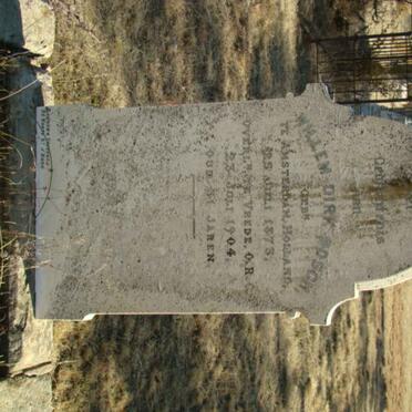 BOSCH Willem Dirk 1873-1904