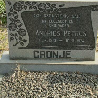 CRONJE Andries Petrus 1910-1974