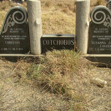 COTCHOBOS Christos 1901-1976 &amp; Susanna Jacoba Louisa 1922-1991