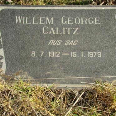 CALITZ Willem George 1912-1979