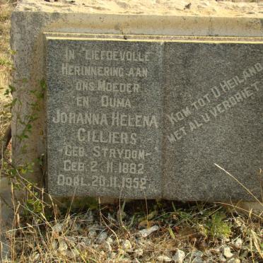 CILLIERS Johanna Helena nee STRYDOM 1882-1952