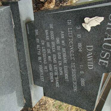 CRAUSE Dawid 1904-1985