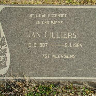 CILLIERS Jan 1887-1964
