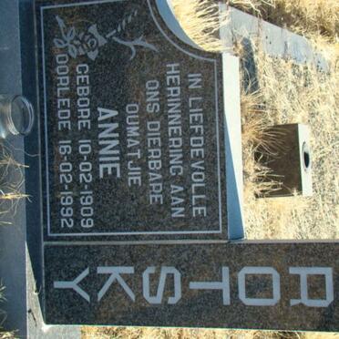 DROTSKY Annie 1909-1992