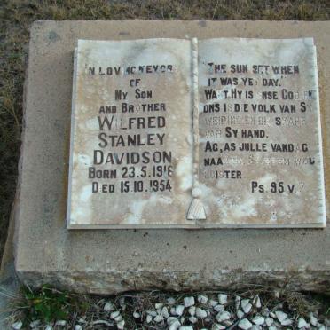 DAVIDSON Wilfred Stanley 1916-1954