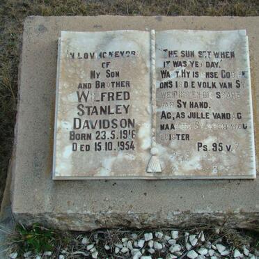 DAVIDSON Wilfred Stanley 1916-1954