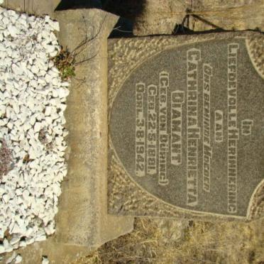 DIAMANT Cathrina Henrietta nee VON DURING 1881-1942