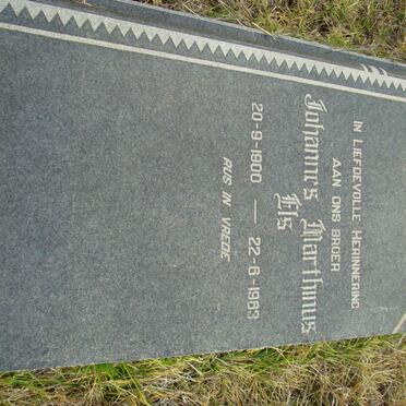 ELS Johannes Marthinus 1900-1963