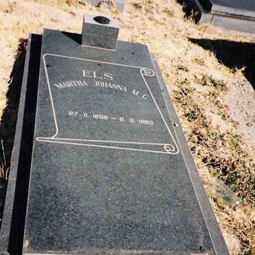 ELS Martha Johanna M.C. 1908-1993