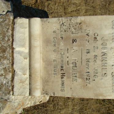 FOURIE Johannes 1926-1927