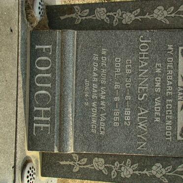 FOUCHE Johannes Alwyn 1882-1956