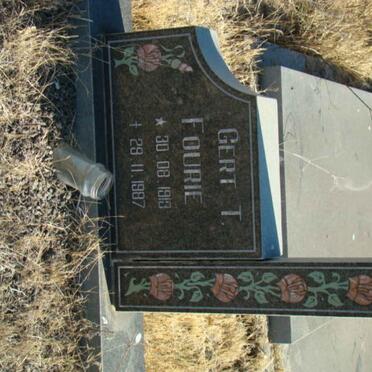 FOURIE Gert T. 1913-1987