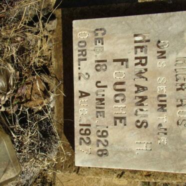 FOUCHE Hermanus H. 1926-1927