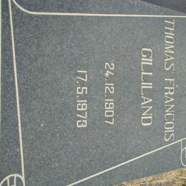 GILLILAND Thomas Francois 1907-1973