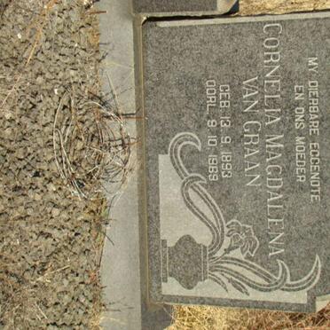 GRAAN Cornelia Magdalena, van 1893-1969