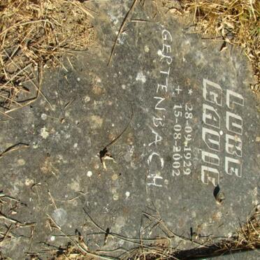 GERTENBACH Luke Gavie 1929-2002