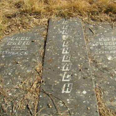 GERTENBACH Luke Gavie 1929-2002 &amp; Sophia Jacomina 1933-2003