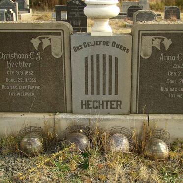 HECHTER Christiaan C.J. 1882-1955 &amp; Anna C. OLIVIER 1888-1964