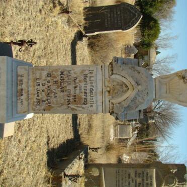 HUMAN Maria Johanna Margaretha nee VENTER 18??-193?