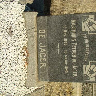 JAGER Marthunis Petrus, de 1868-1940