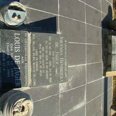 JAGER, de :: TRUTER :: GEZELLE