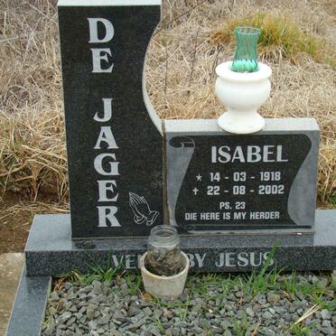 JAGER Isabel, de 1918-2002