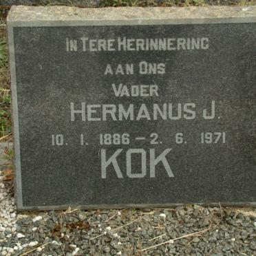 KOK Hermanus J. 1886-1971