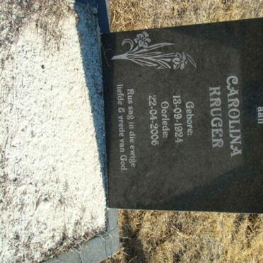 KRUGER Carolina 1924-2006